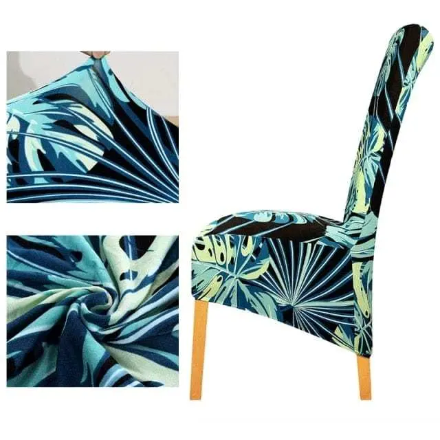 Housse de chaise haute tissu PU en cuir ou imprimé BIGCUIR
