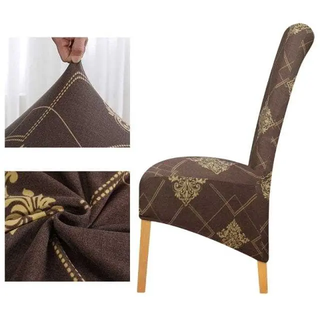 Housse de chaise haute tissu PU en cuir ou imprimé BIGCUIR
