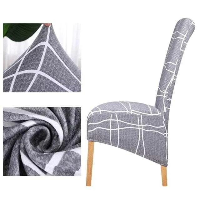 Housse de chaise haute tissu PU en cuir ou imprimé BIGCUIR