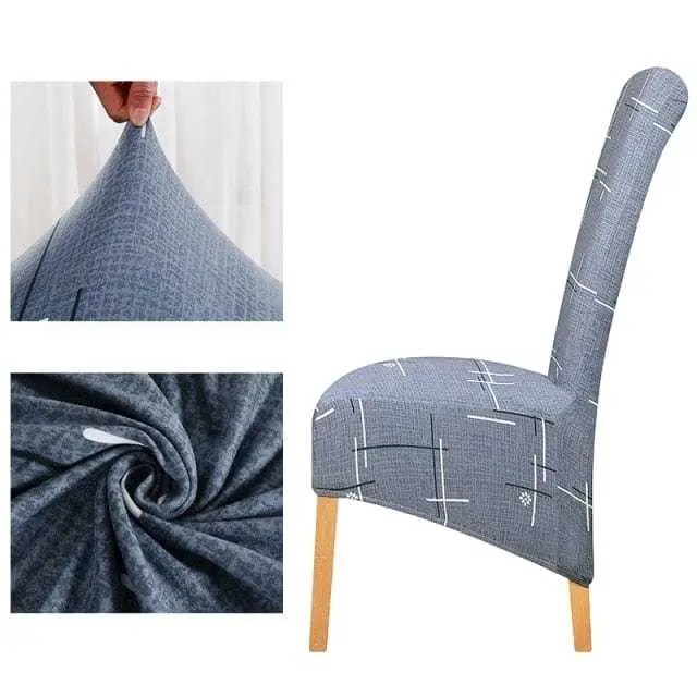 Housse de chaise haute tissu PU en cuir ou imprimé BIGCUIR