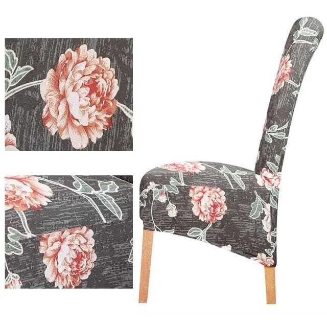 Housse de chaise haute tissu PU en cuir ou imprimé BIGCUIR