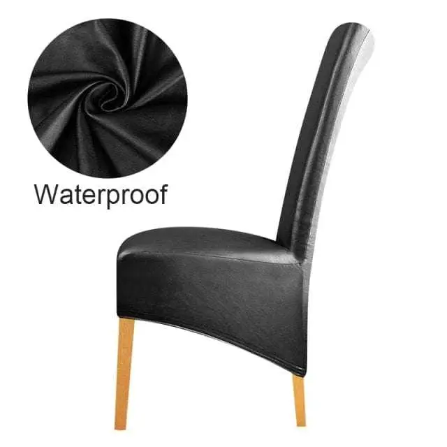 Housse de chaise haute tissu PU en cuir ou imprimé BIGCUIR