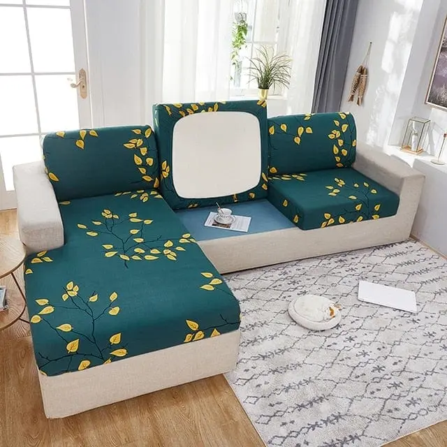 Housse pour coussin canapé d'angle imprimée BORKAS