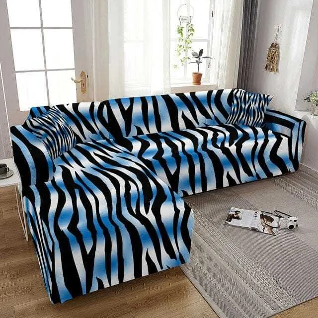 Housse pour canapé d'angle SOLAR - Protection imprimées pour mobilier
