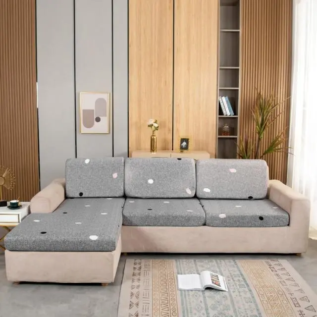 Housse coussin canapé imprimé SEATY