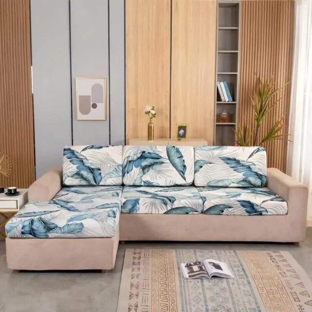 Housse coussin canapé imprimé SEATY