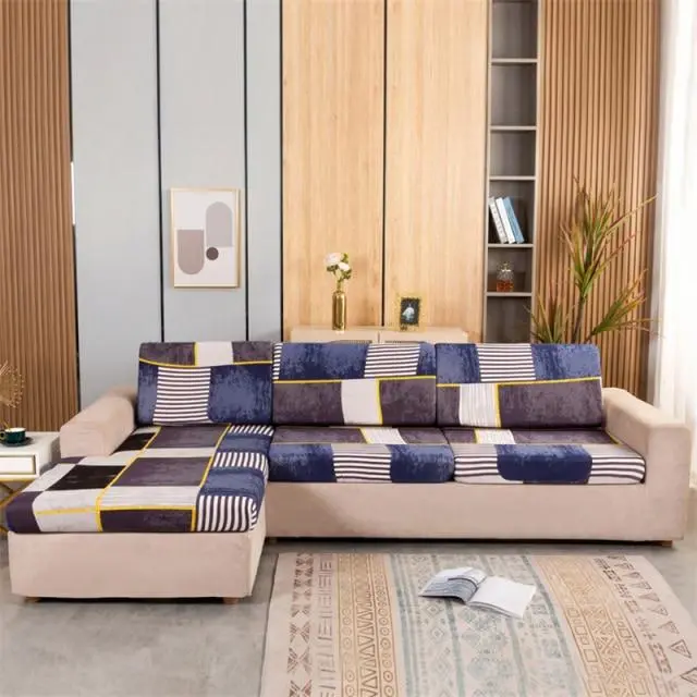 Housse coussin canapé imprimé SEATY