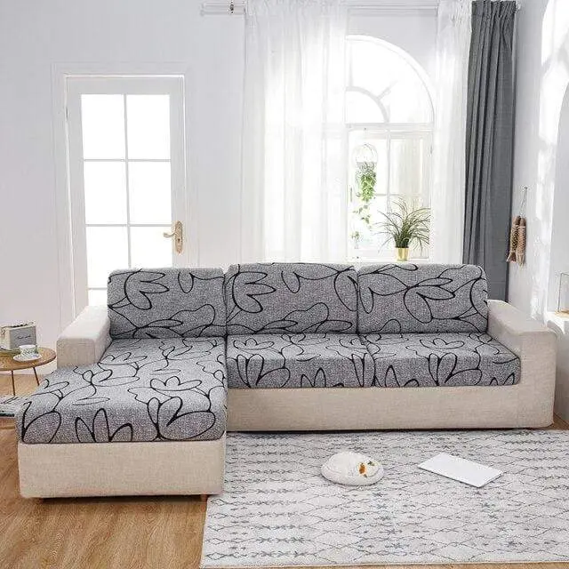 Housse coussin canapé imprimé SEATY