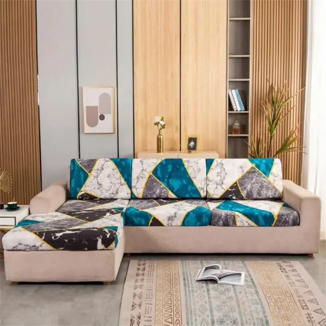 Housse coussin canapé imprimé SEATY