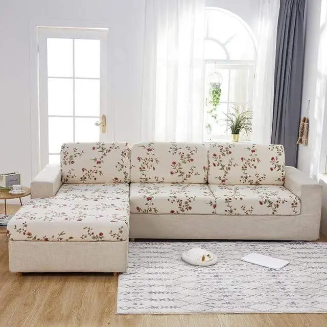 Housse coussin canapé imprimé SEATY
