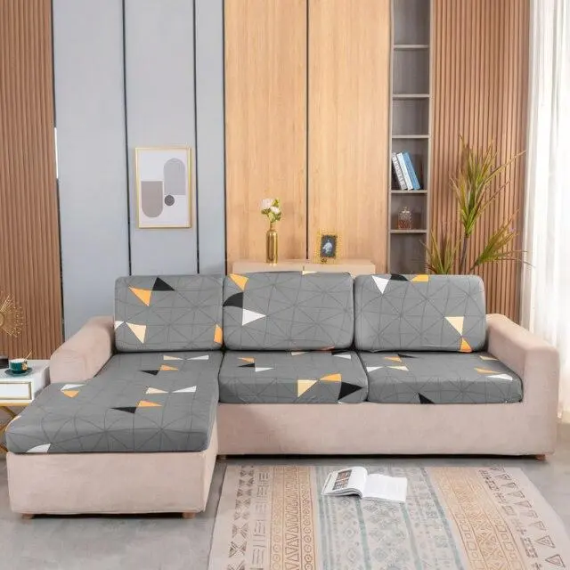 Housse coussin canapé imprimé SEATY