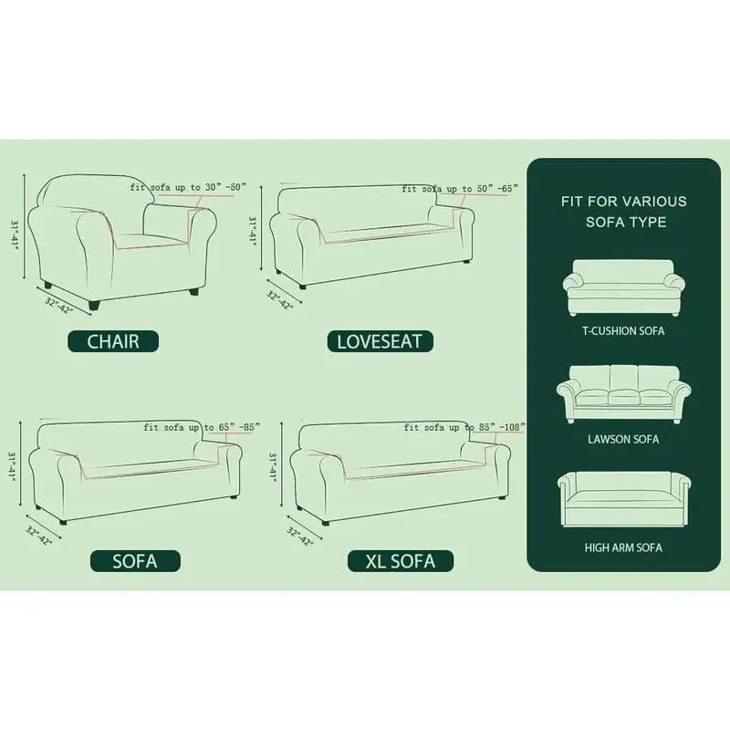 Housse de protection canapé en tissu Jacquard JACGY