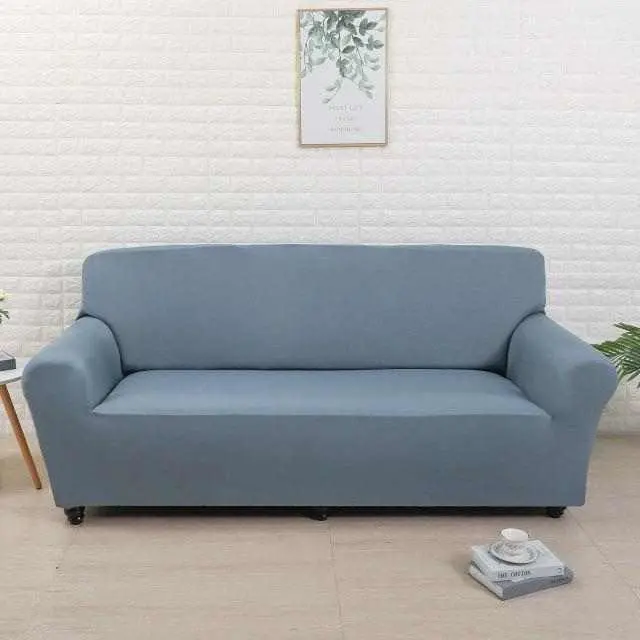 Housse de canapé CORY | Protection de couleur unie et à grande élasticité