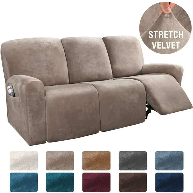 Housse de canapé inclinable ou avec partie relax ARMLAX