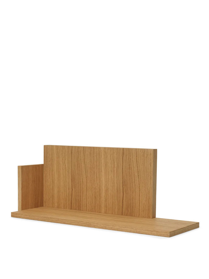 Stagger Shelf - Low - Oiled Oak