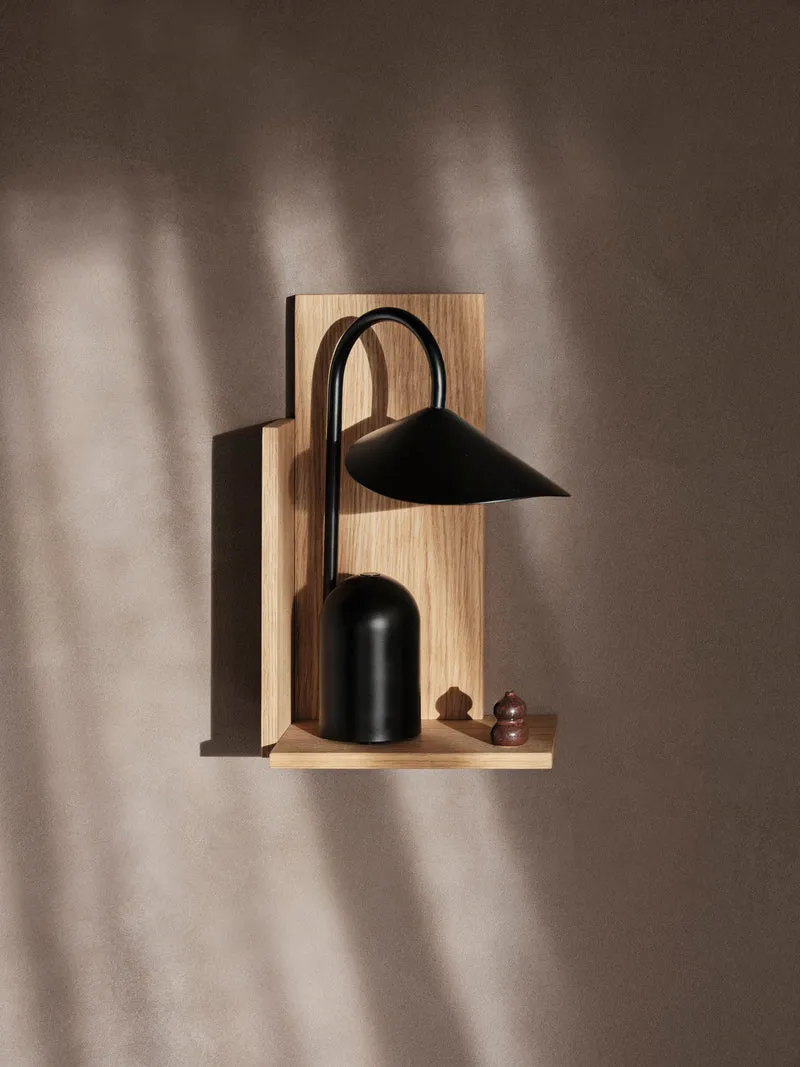 Stagger Shelf - Tall - Oiled Oak