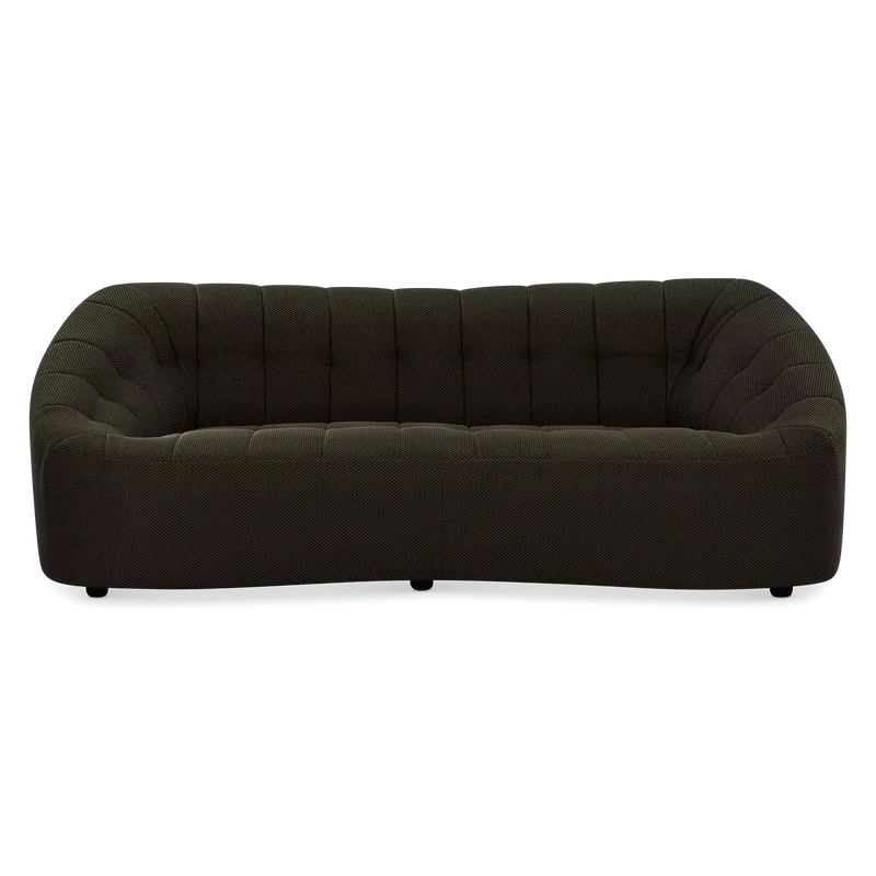 Armonia - Channel Tufted Fabric Sofa by Miki Ferrari