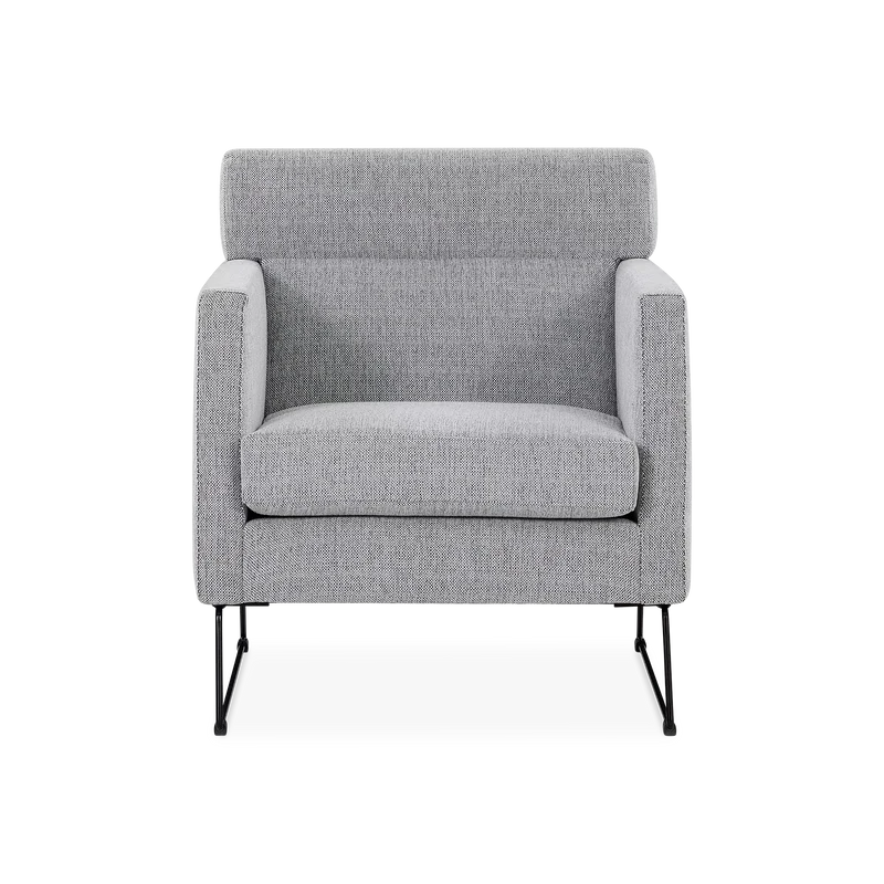 Degano - Armchair with Sled Base by Furninova