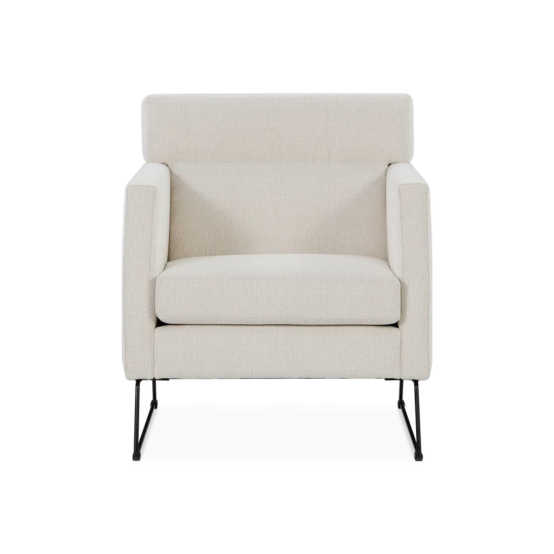 Degano - Armchair with Sled Base by Furninova