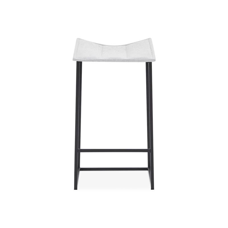 Bocca - Metal and Fabric Stool by Trica