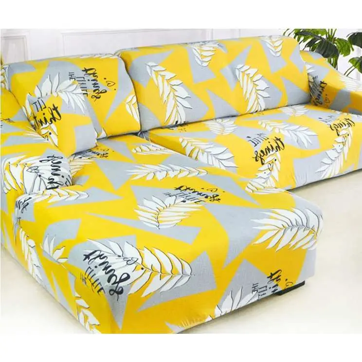 Housse de canapé d'angle extensible YELLOWFLO