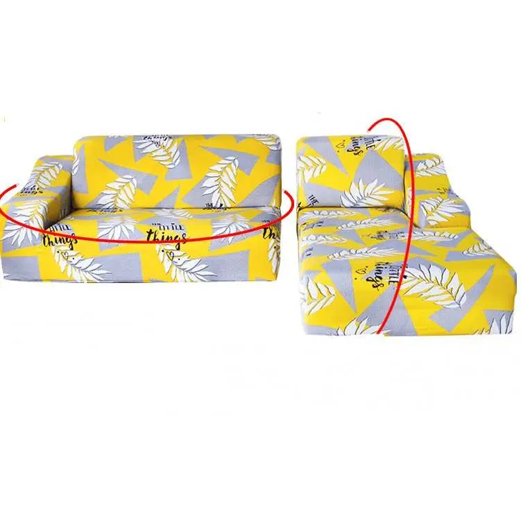 Housse de canapé d'angle extensible YELLOWFLO