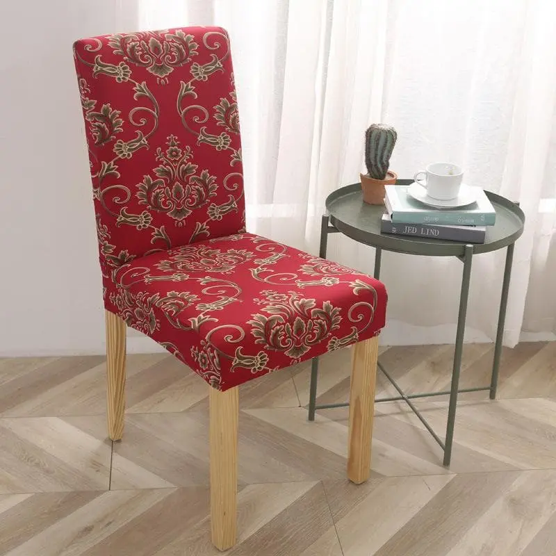 MYRANDA - Housse de chaise imprimée et élastique