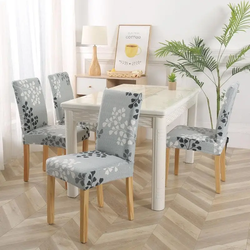 MYRANDA - Housse de chaise imprimée et élastique