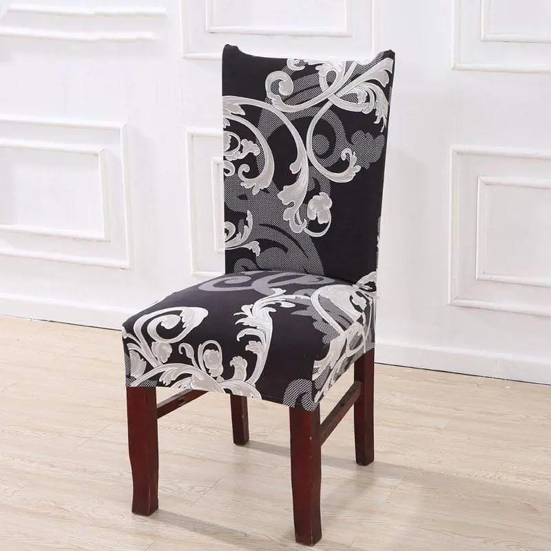 MYRANDA - Housse de chaise imprimée et élastique