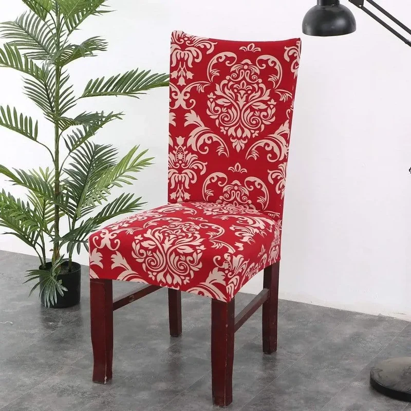 MYRANDA - Housse de chaise imprimée et élastique