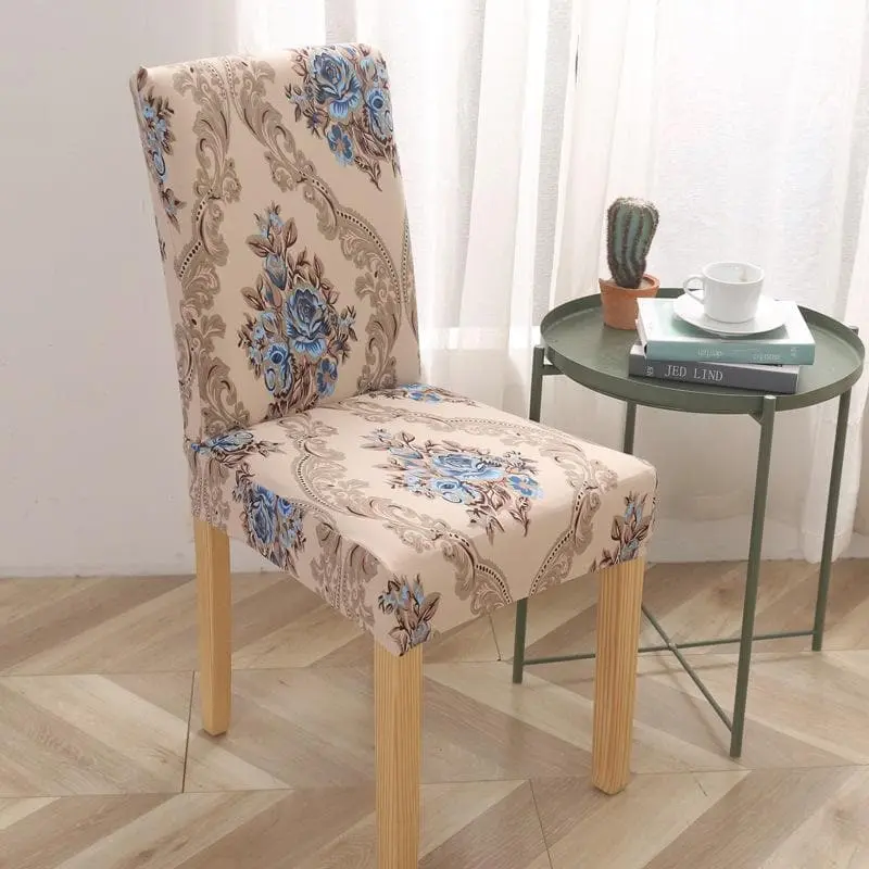 MYRANDA - Housse de chaise imprimée et élastique