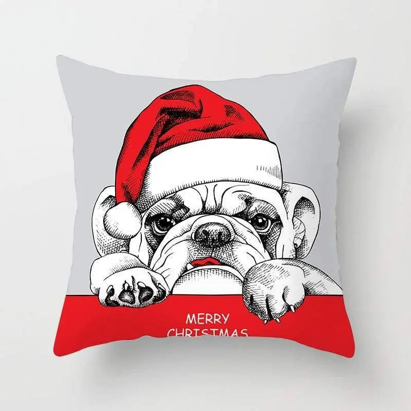 Taie d'oreiller à impression numérique série Noël