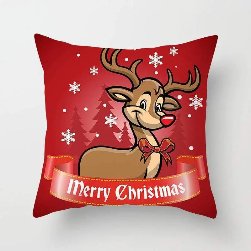 Taie d'oreiller à impression numérique série Noël