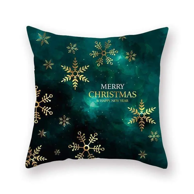 Taie d'oreiller coussin en peau de pêche de Noël
