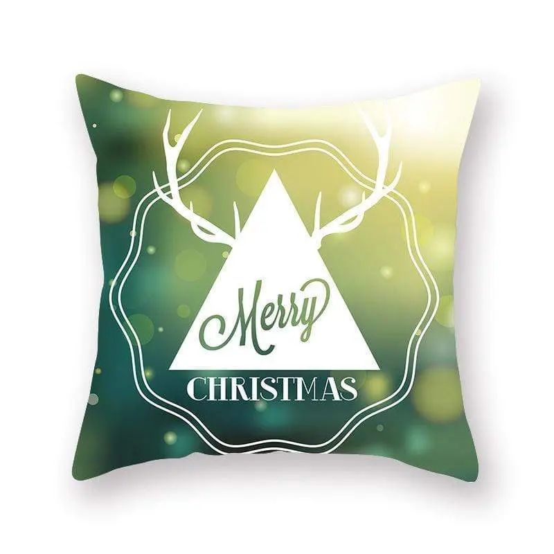Taie d'oreiller coussin en peau de pêche de Noël