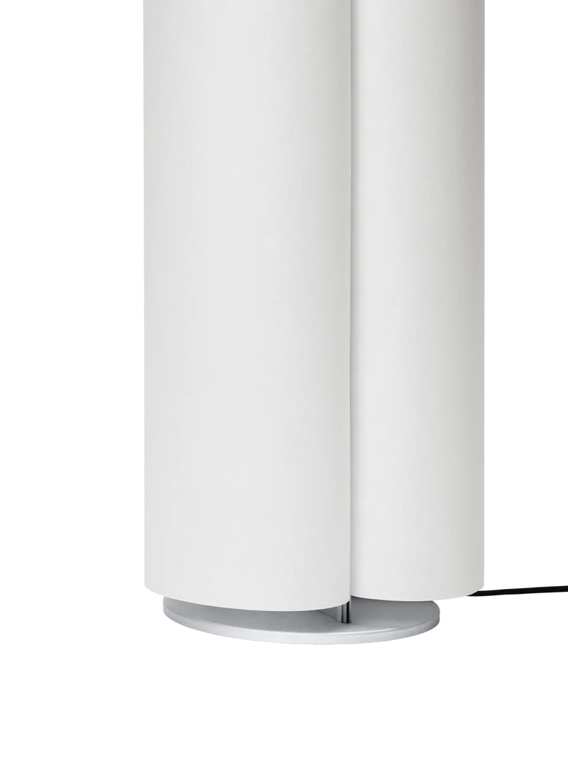 Boe Floor Lamp - Silver/Natural