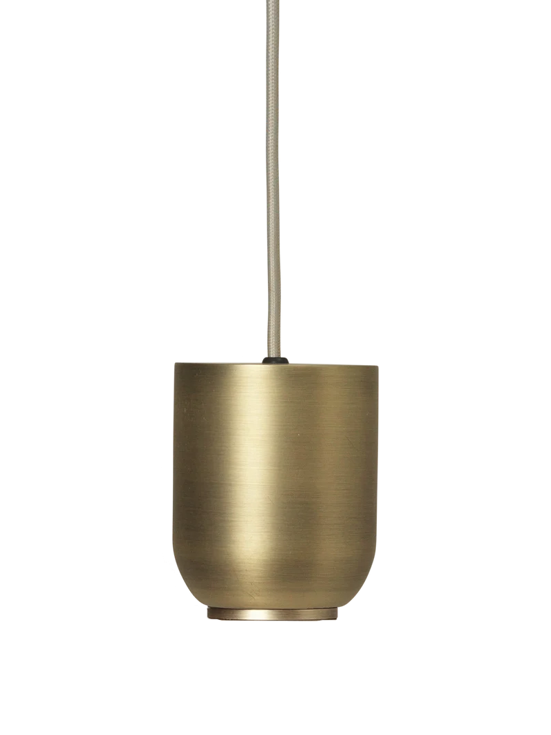 Socket Pendant Bell - Brass