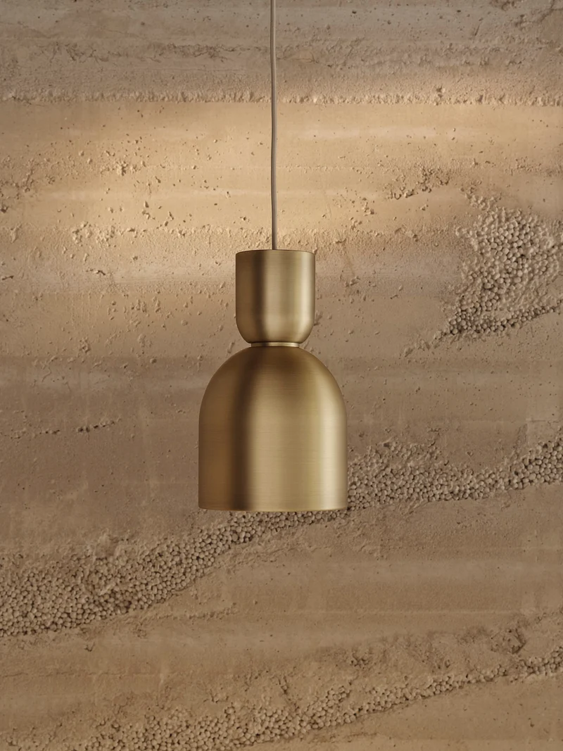 Socket Pendant Bell - Brass