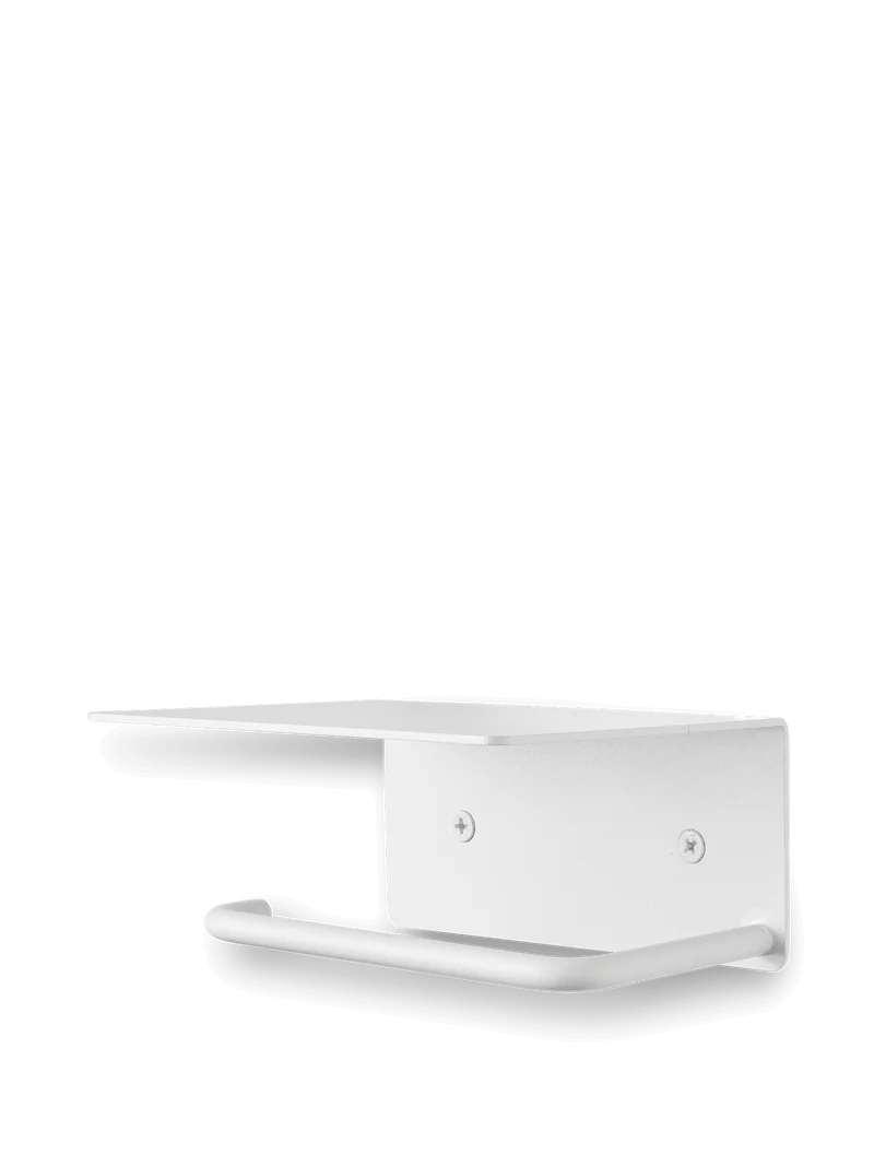 Dora Toilet Paper Holder - Shelf - White