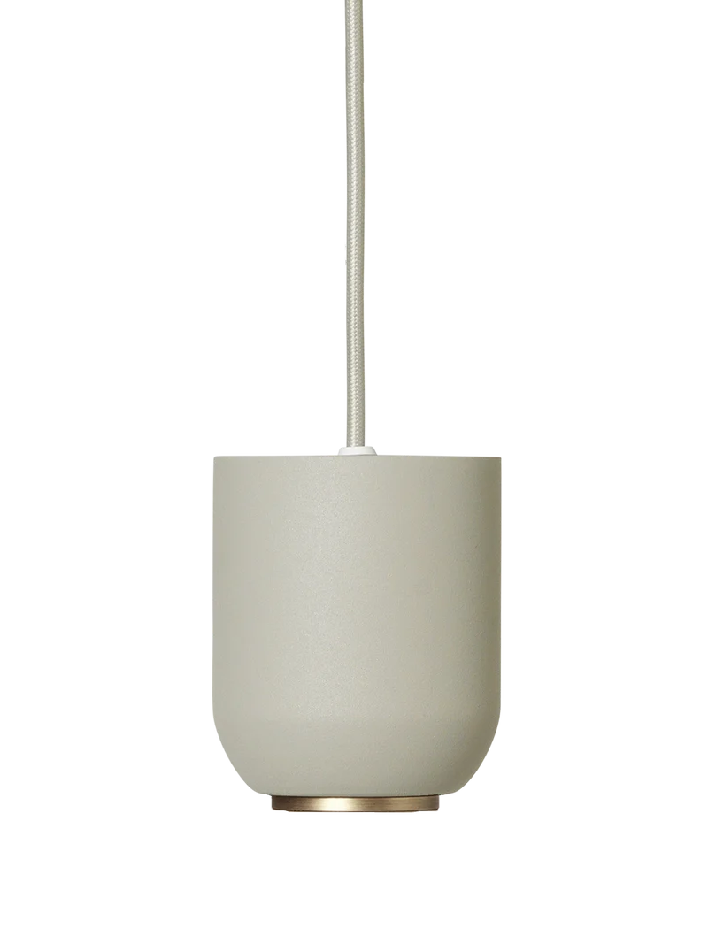 Socket Pendant Bell - Light Grey