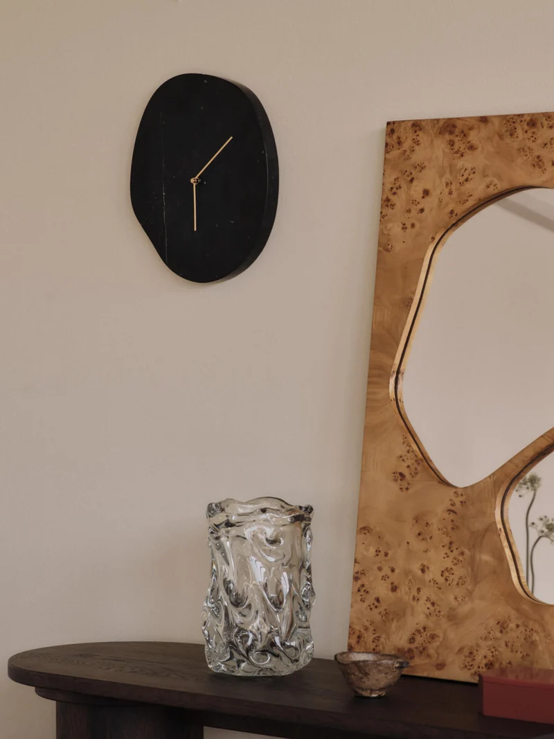 Folia Mirror - Medium - Natural Burl