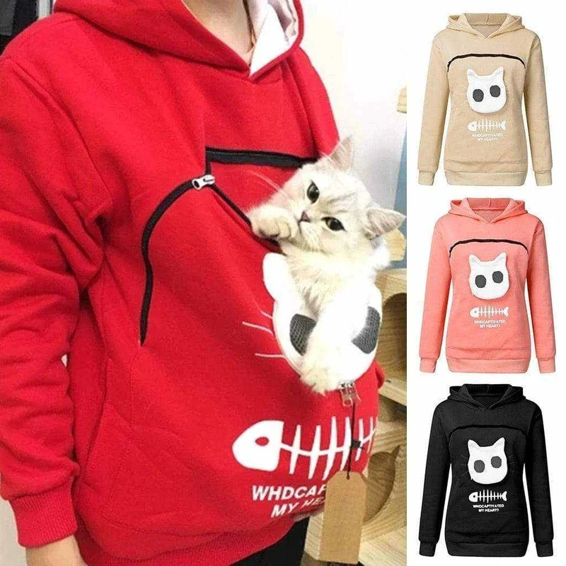 LA CAVERNE - Sweat zippé à capuche pour animaux - Housse Pour animaux