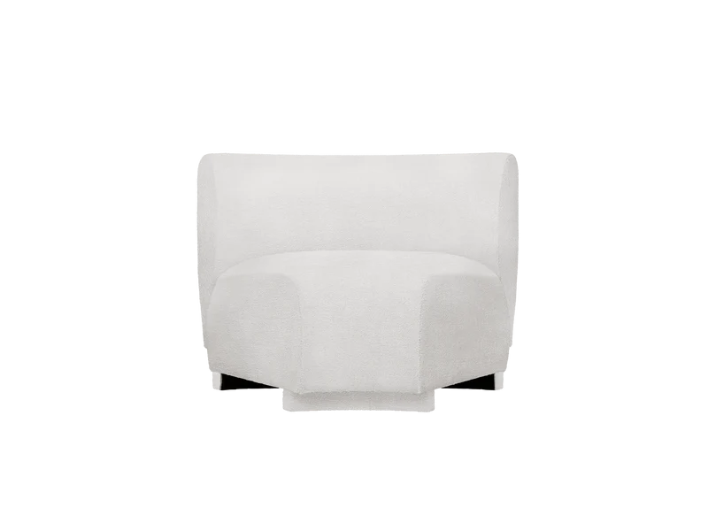 Rico Sofa Corner - Narrow - Bouclé - Off-White