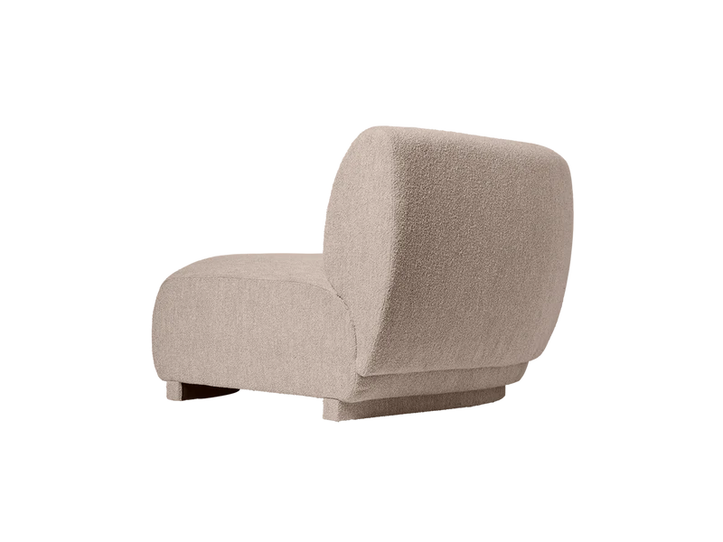 Rico Sofa Corner - Wide - Soft Bouclé - Natural