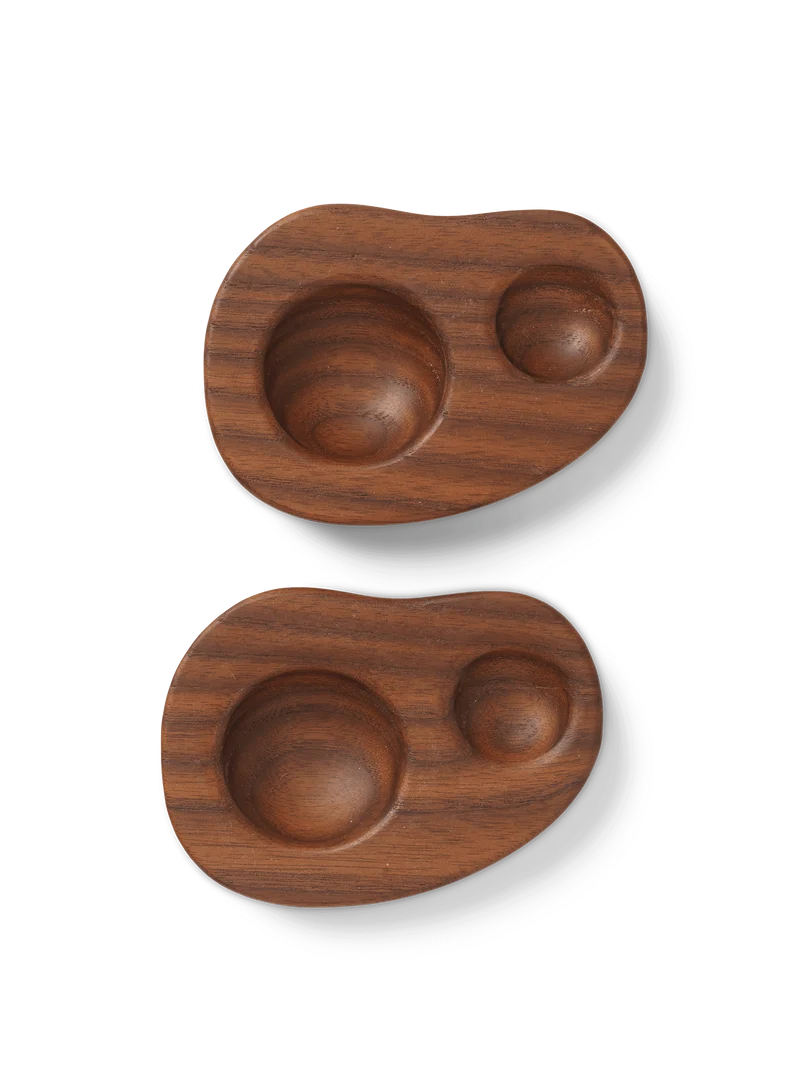 Cairn Egg Holder - Set of 2 - Dark Brown