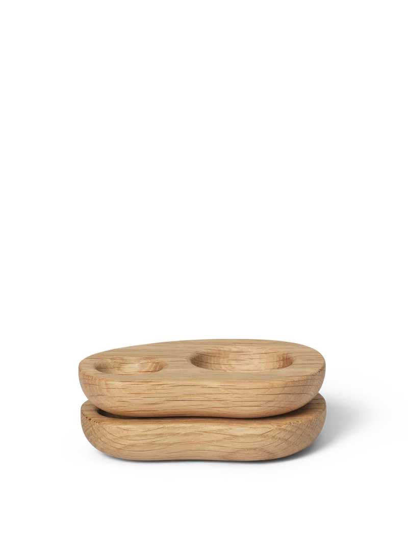 Cairn Egg Holder - Set of 2 - Oak