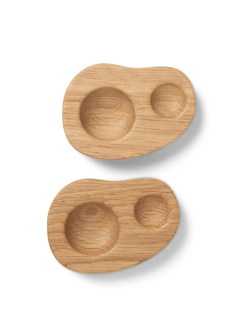 Cairn Egg Holder - Set of 2 - Oak