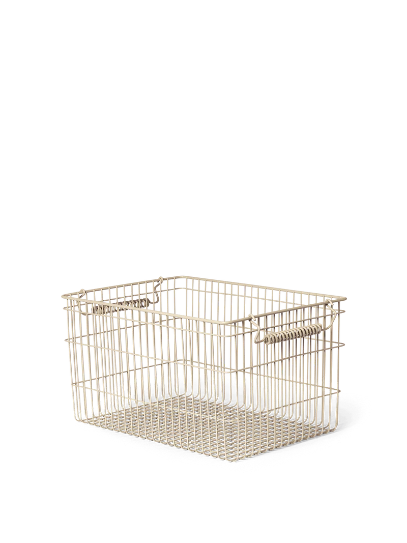 Cala Stackable Baskets - Set of 2 - Cashmere