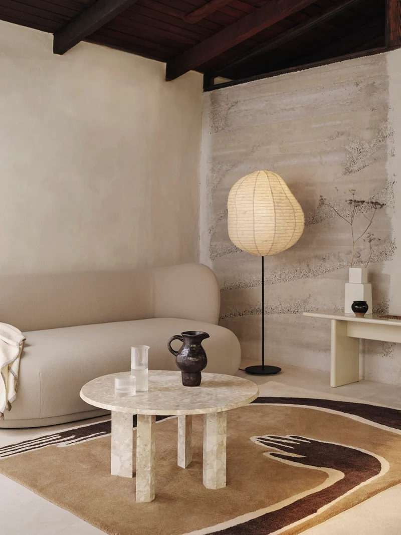 Pose Tufted Rug - Dark Coffee/Off-white