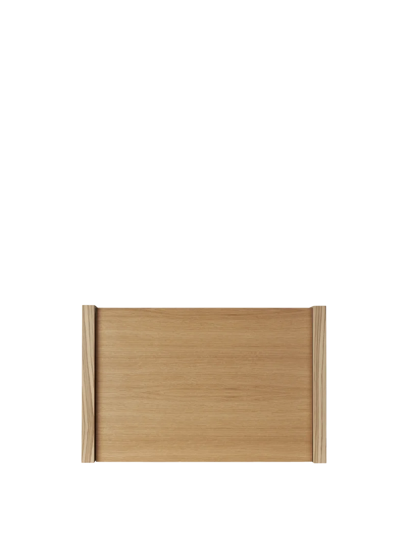 Kona Bookcase Cabinet Insert - Natural Oak Veneer